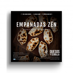 Empanada de Queso y cebolla con harina orgánica x docena - Pizza Zën