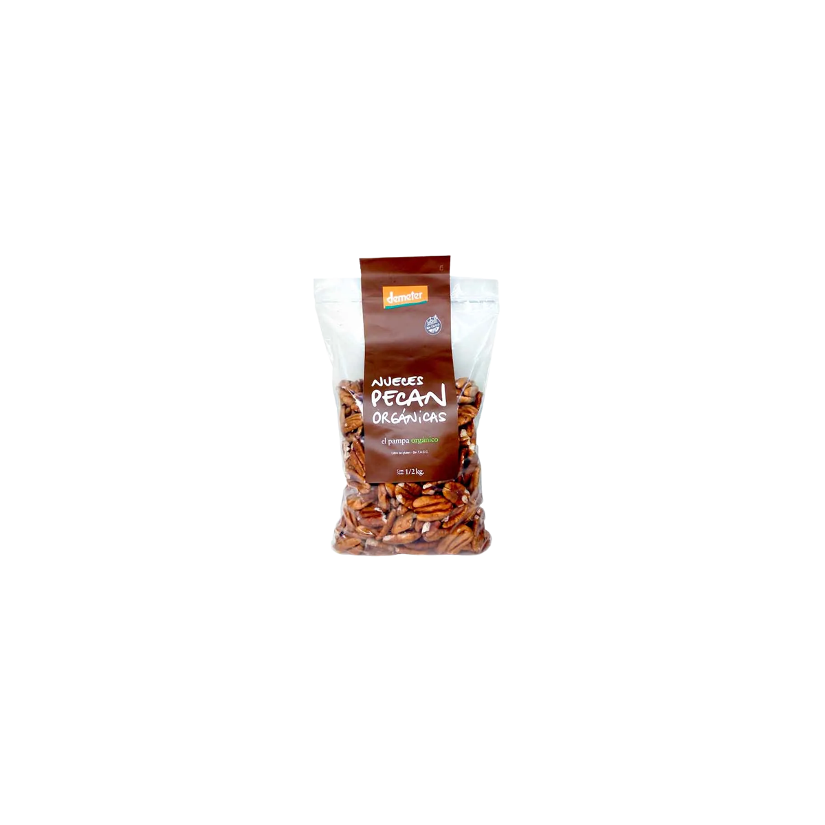 Nuez Pecan Orgánicas x 500 grs.- El Pampa Orgánico Nuez Pecan Orgánicas x 500 grs.- El Pampa Orgánico
