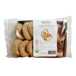 Pepas orgánicas con mermelada de membrillo x 12 u. - Grun