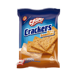 Crackers Sin Tacc Mix de semillas x 150 gr. - Smams