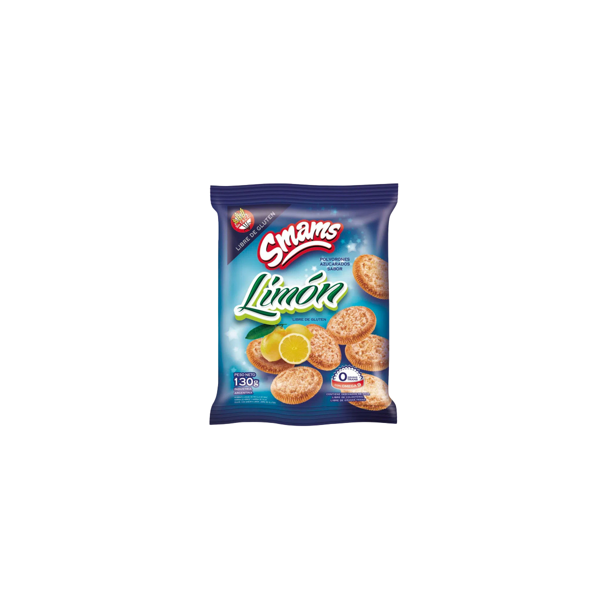 Galletitas Sin Tacc sabor Limón x 120 gr. - Smams Galletitas Sin Tacc sabor Limón x 120 gr. - Smams