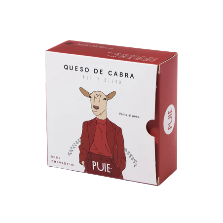 Queso Chevrotin de Ají y Oliva x 140 g - PUIE