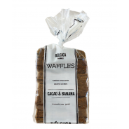 Waffles sabor Cacao & Banana x 6 unidades (500 gr.) - Belgica