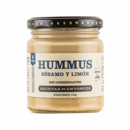 Hummus con sésamo y limon x 175 grs. - Recetas de entonces