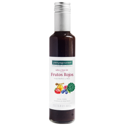 Salsa de frutos rojos con malbec y miel