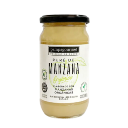 Puré de Manzana orgánica x 340 g - Pampa Gourmet