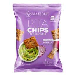 Chips de Masa Madre Cebolla x 170 g- Almadre