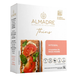 Crackers de Masa Madre Integrales x 160 g- Almadre