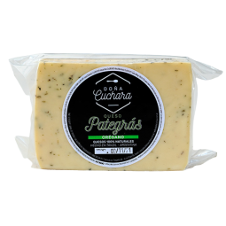 Queso Pategras con Oregano natural x 350grs. - Doña Cuchara