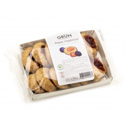 Pepas orgánicas con mermelada de frambuesa x 150 g - Grun