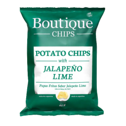 Papas sabor Jalapeño Lime x 65 grs. - Boutique Chips