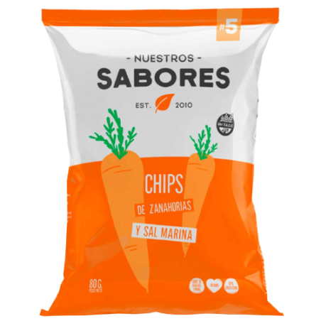 Chips de Zanahoria x 80 grs. - Nuestros Sabores