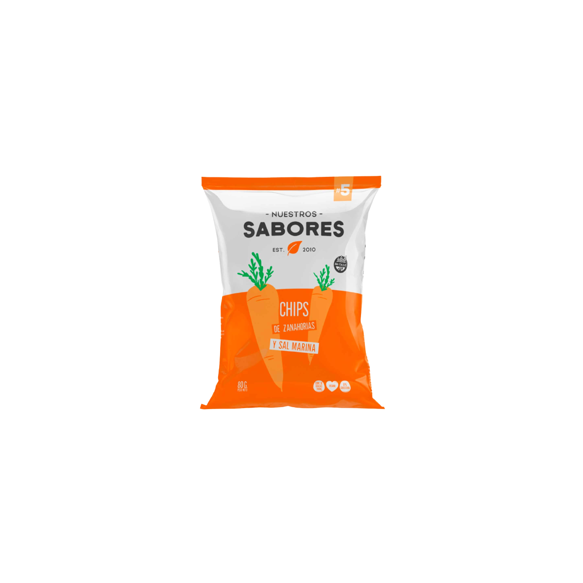 Chips de Zanahoria x 80 grs. - Nuestros Sabores