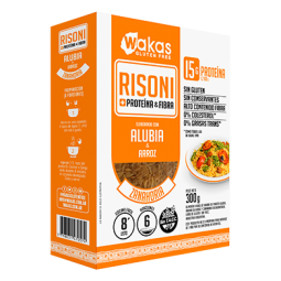 Risoni de Alubias y Zanahoria x 300 grs - Wakas