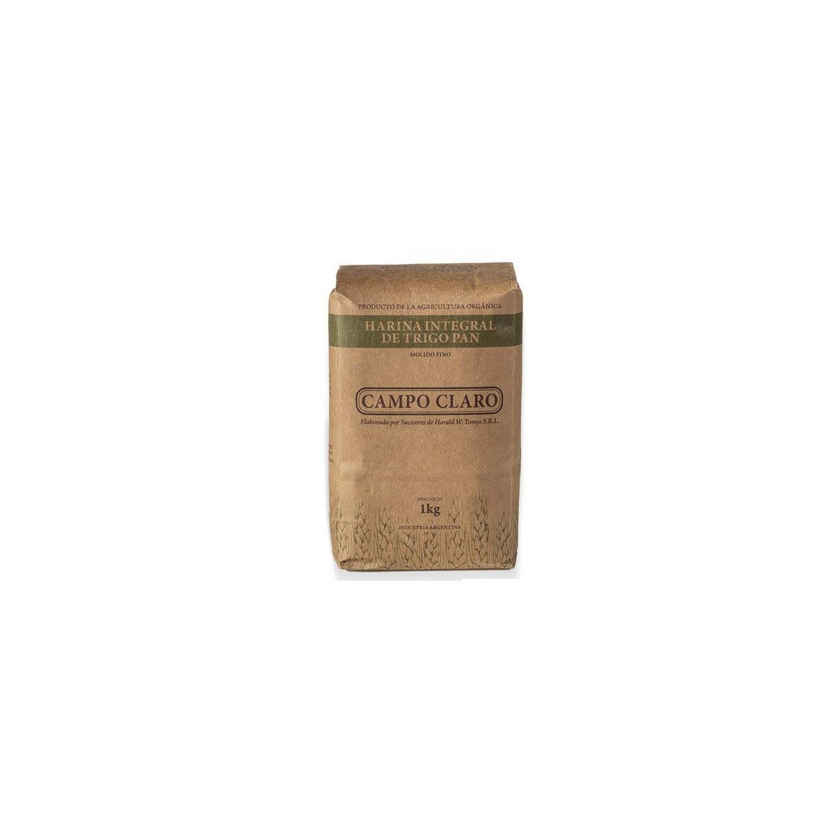 Harina integral de trigo Orgánica x 1 kg. - Campo Claro Harina integral de trigo Orgánica x 1 kg. - Campo Claro