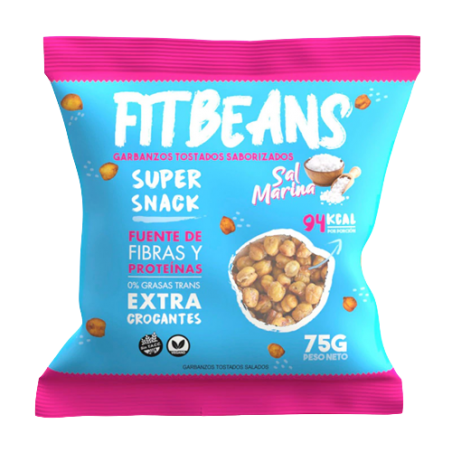 Garbanzos Tostados con Sal Marina x 75 grs. - Fit Beans