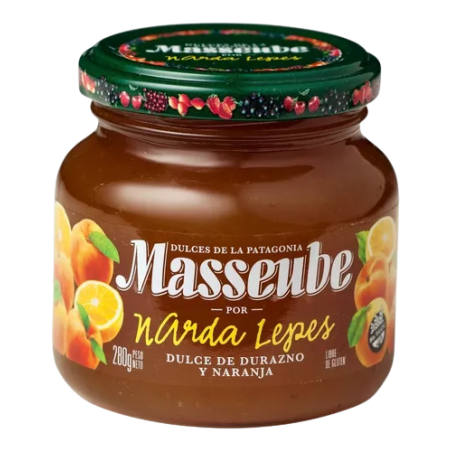 Mermelada de Durazno y Naranja Orgánica x 280 gr - Masseube