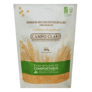 Fideos integrales orgánicos de garbanzos x 500 grs. - Campo Claro