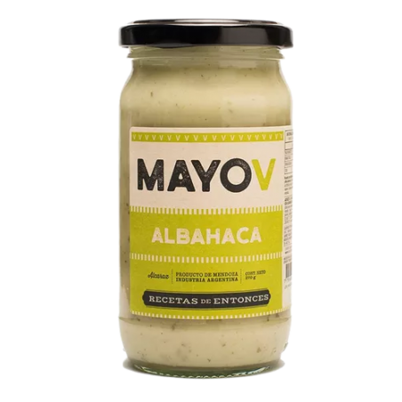 Mayonesa Vegana de Albahaca x 270gr. "Mayo V"