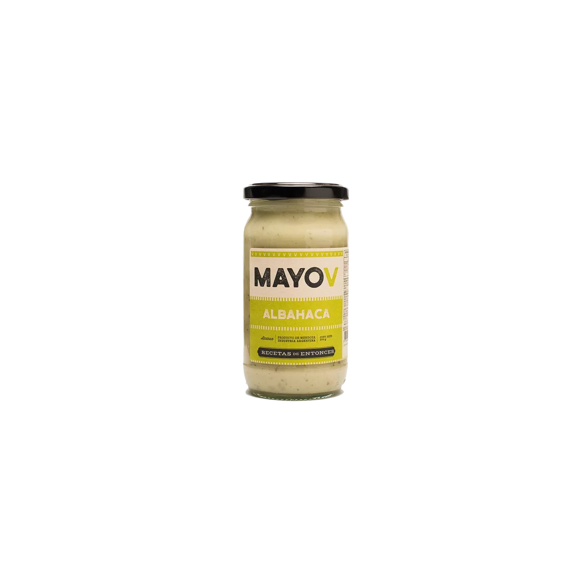 Mayonesa Vegana de Albahaca x 270gr. "Mayo V"