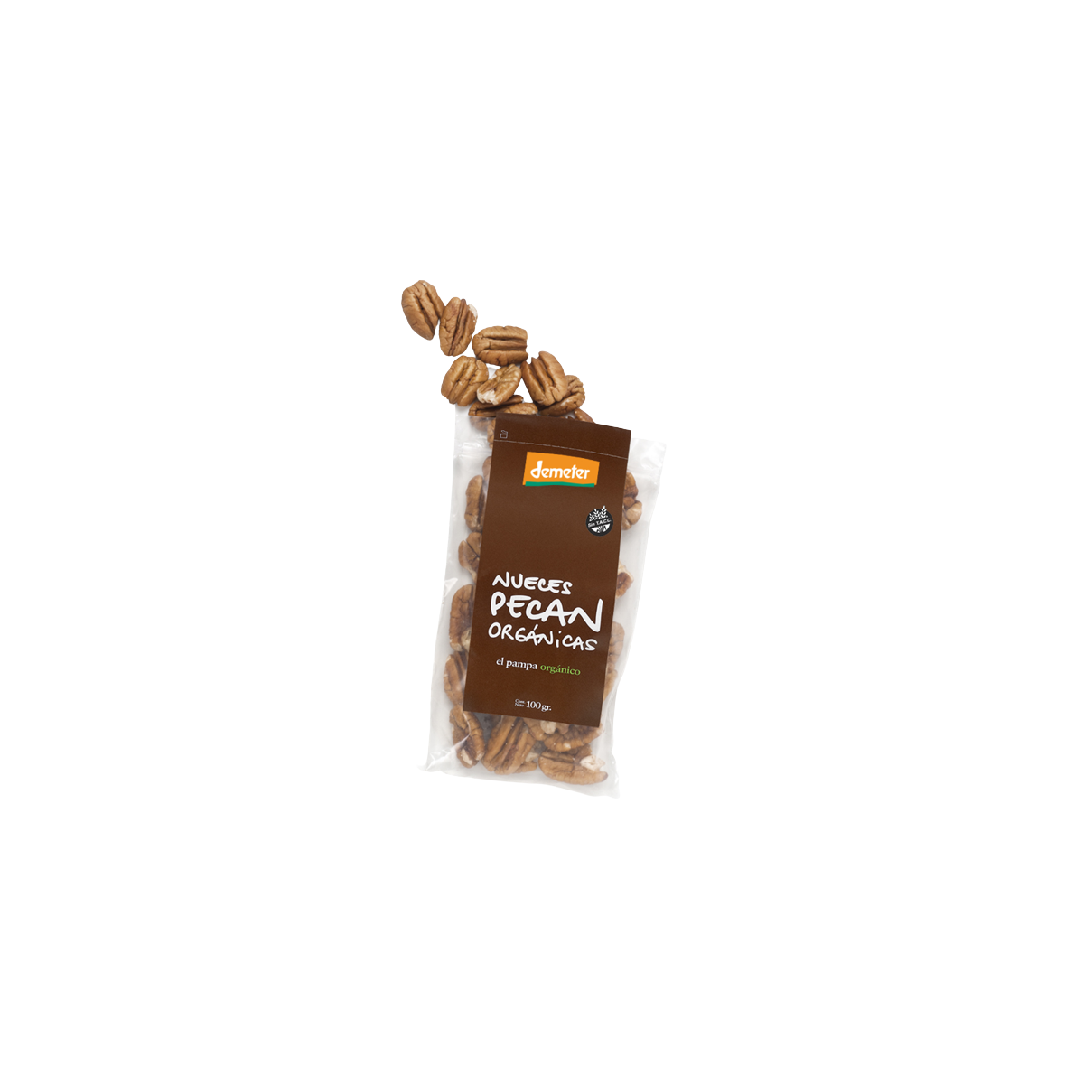 Nuez Pecan Orgánicas x 100 grs. - El Pampa Orgánico Nuez Pecan Orgánicas x 100 grs. - El Pampa Orgánico