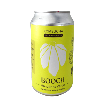 Kombucha sabor Mandarina verde x 354 ml - Booch