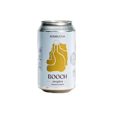 Kombucha sabor Jengibre x 354 ml - Booch