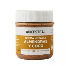 Crema de Almendras y Coco x 200 g - Ancestral