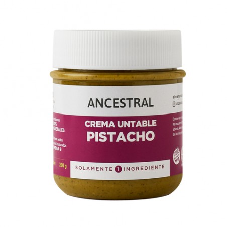 Crema untable de Pistachos x 200 gr. - Ancestral