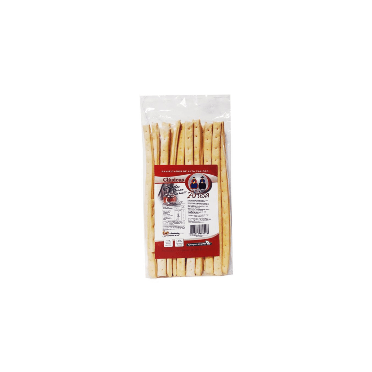 Talitas Veganas Clasicas x 140gr - Artesa