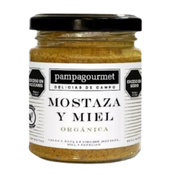 Salsa  mostaza y miel orgánica
