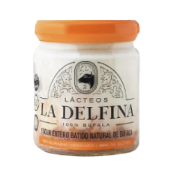 Yogur de búfala con durazno orgánicos x 160 grs - La Delfina