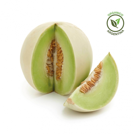 Melón rocío de miel orgánico x unidad (2 kgs aprox)