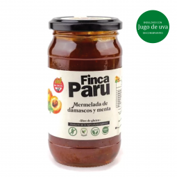 Mermelada orgánica de Damasco sin Azúcar x 395 gr. - Finca Paru