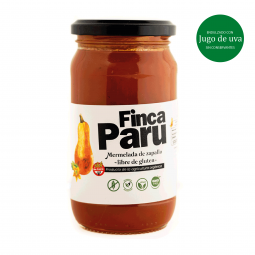 Mermelada orgánica de Zapallo sin Azúcar x 395 gr. - Finca Paru