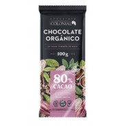 Chocolate orgánico (80 % Cacao) x 100 grs. - Colonial