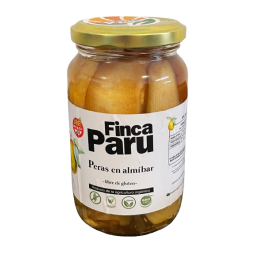 Pera orgánica en almibar x 310 g - Finca paru