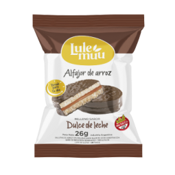 Alfajor de arroz sabor Dulce de Leche x 22 grs. - Lulemuu