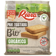 Tostadas de Pan Orgánico x 200 grs. - Riera