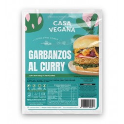 Medallones de Garbanzo al Curry x 4 unidades - Casa Vegana