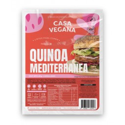 Medallones de Quínoa mediterranea x 4 unidades - Casa Vegana