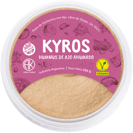 Hummus de Ajo ahumado x 230 gr. - Kyros