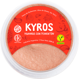 Hummus con Pimentonx 230gr - Kyros