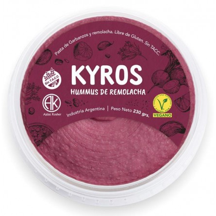Hummus de Remolacha x 230gr - Kyros