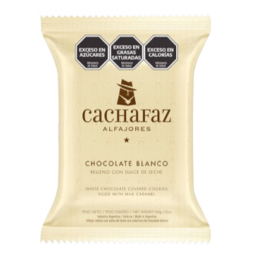 Alfajor de chocolate blanco x 60 grs - Cachafaz