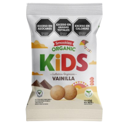 Galletita orgánicas kids vainilla x 120 gr. - Smookies