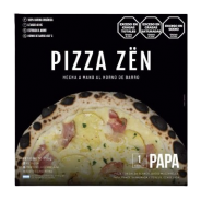 Pizza de Papa y panceta con harina orgánica - Pizza Zën