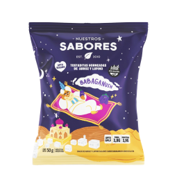 Snack de arroz y lupino sabor Babaganush x 50 gr. - Nuestros Sabores