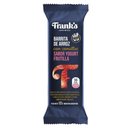 Barrita de arroz sabor Yogurt frutilla x 12 gr. - Frank´s