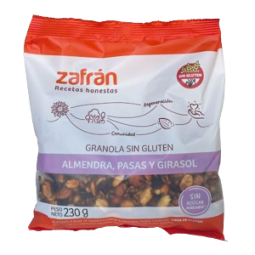 Granola de Almendras y pasas Sin Tacc x 230 gr. Zafran